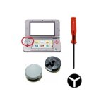 Joystick stick clair pour nintendo 3ds 3dsxl 3dsll 3ds xl 3ds ll tournevis triwing skyexpert