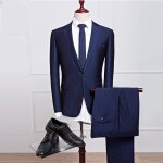 Jtong costume homme business de blazer officiel vêtement 2 pièces (veste pantalon) ensemble Jtong costume homme business de blazer officiel vêtement 2 pièces (veste pantalon) ensemble