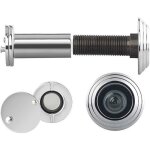 Judas avec lentille en verre et film occultant aspect argent�