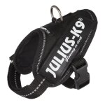 Harnais - julius - k9 - power idc - baby 1 - xs 29 - 36 cm - noir - ergonomique