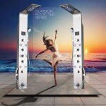 Jullybathevy colonne de douche hydromassages - panneau de douche pour salle de bain 6 jets - multifonctionnel ...