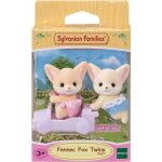 Poup�e - sylvanian families - les jumeaux fennec - mod�le 5697 - multicolore - articul�s