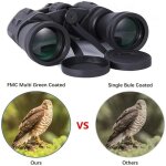 Jumelles lachesis 20x50 hd jumelles compact jumelles professionnelles avec vision nocturne largeur rglable ...