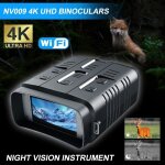 Jumelles professionnelles - qingque - nv009 - vision nocturne 10x - enregistrement vid�o 4k - �tanch�it� ...