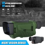 Jumelle vision nocturne - qingque - 2. 5k - infrarouge 800m - rechargeable usb - 8x zoom