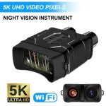 Jumelle vision nocturne - mioloe - 5k - 10x zoom - infrarouge - cran tft 4