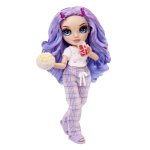 Junior high pyjama party - poupe mannequin articule 22 cm - violet (violet) - nombreux accessoires ...