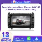 Junsun 7 autoradio android 12 pour mercedes benz vito viano / sprinter w639 w245 / class b / clase a ...