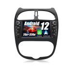 Junsun autoradio android 13 2go + 32go pour peugeot 206 (2002 - 2010) avec 7 �cran tactile gps carplay ...
