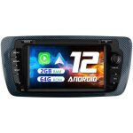 Junsun autoradio android 13 2go + 64go pour seat ibiza 6j (2009 - 2013) 7 pouces �cran avec carplay gps ...