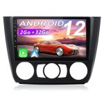 Junsun autoradio android 13 pour bmw 1 series e81 e82 e87 e88 (2004 - 2011) [2go + 32go] 9 pouces carplay ...
