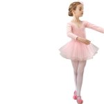 Jupe de ballet - vitata - enfant fille - rose - danse classique - respirant