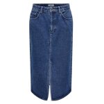 Jupe denim only biamjca midi medium bleu femme