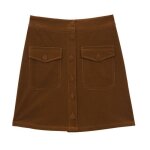 Jupe femme la petite toile veveine - caramel - 38