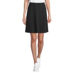 Jupe trap�ze - sols - chloe - noir profond - taille 38 - fermeture invisible