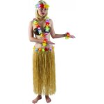 Jupe hawaenne en rafia - ptit clown - pagne naturel - adulte - 80 cm