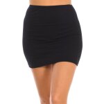Jupon court q - en301 femme - le noir
