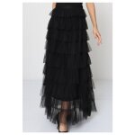 Jupe longue noir femme