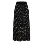 Jupe longue multicolore  pois blancs et taille lastique en voile