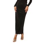 Jupe mi - longue  strass. coupe droite et lastique  la taille. possde une doublure. pour complter ...