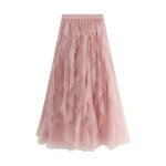 Jupes en tulle - zgeer - tutu longue longueur ligne a - rose - femme - adulte