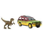 Jurassic world - ford explorer d�g�t sensoriel - figurine dinosaure