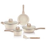 Batterie de cuisine induction 13 pices just perfecto - set de casseroles et poeles - tous feux dont ...