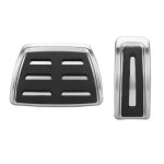 Juz pédale adaptée pour audi couvre - pédales automatiques de voiture en acier inoxydable 2 pièces pour ... Juz pédale adaptée pour audi couvre - pédales automatiques de voiture en acier inoxydable 2 pièces pour ...