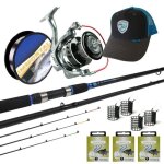 Canne feeder jvs revolution - moulinet perfection 4000 - fil de p�che jvs immortal - noir