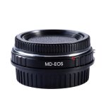 K&f concept bague adaptation objectif - objectif minolta md mc vers appareil photo  monture canon ef ...