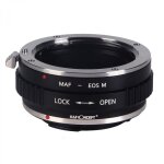 K&f concept m22141 bague adaptation objectif sony a vers canon eos m mount appareil photo