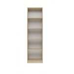 Kaffi - biblioth�que style scandinave salon - 50x30x181 - 5 tablettes - �tag�re � livres