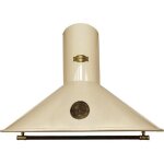 Kaiser a 9423 elfbe eco hotte aspirante 90 cm murale 910 m / h 3 vitesses vacuation recyclage ivoire ...