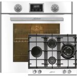 Kaiser four set eh 6326 w + kcg 6394 w four �lectrique autonome 79l autonettoyant tournebroche + plaque ...