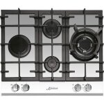 Plaque de cuisson  gaz - kaiser - kcg 6394w - 60 cm - verre blanc - brleur wok turbo