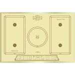 Table de cuisson  induction - kaiser - kct 7797 fi elfem - 77 cm - 43 kw - 5 lments free zone