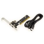 Kalea - informatique carte controleur pci vers firewire 400 ieee1394a - 3 + 1 ports - chipset via - avec ...