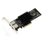Kalea - informatique carte rseau pcie 10g 2 ports 10 gb rj45 chipset intel x550 high + low profile