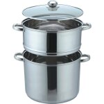 Kamberg - couscoussier / cuit vapeur / faitout 3en1 - 8 litres - acier inoxydable haute qualit - tous ...