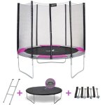 Kangui - trampoline rond 250cm avec filet chelle bche et kit dancrage - ralli 250