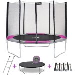 Trampoline kangui ralli � 305 cm enfant �chelle b�che kit ancrage ext�rieur ce nf en71 - 14