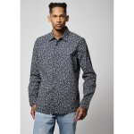 Kaporal - chemise bleue fleurie homme bevy