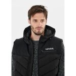 Doudoune sans manches noire homme chet - kaporal - polyester - fermeture zippe