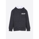Sweat zipp� - kaporal - parc navmel - capuche - marine chin� - 60% coton / 40% polyester