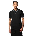 Kaporal - polo noir homme 100% coton jarod