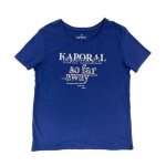 Kaporal - t - shirt col rond - marine - s - bleu - tee - shirts et polos femme