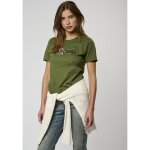 Kaporal - t - shirt kaki femme 100% coton eloa