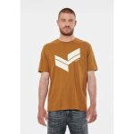 T - shirt homme kaporal bryzo marron 100% coton - manches courtes et col rond