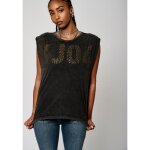 Kaporal - t - shirt noir femme 100% coton volve