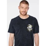 T - shirt homme noir kaporal ralph - coupe droite - manches courtes - 100% coton